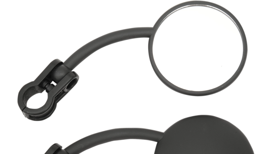 EMGO 0640-1059 20-64586Easy Clamp Enduro Mirrors Mirrors - Enduro - Side View - Round - Black - Pair