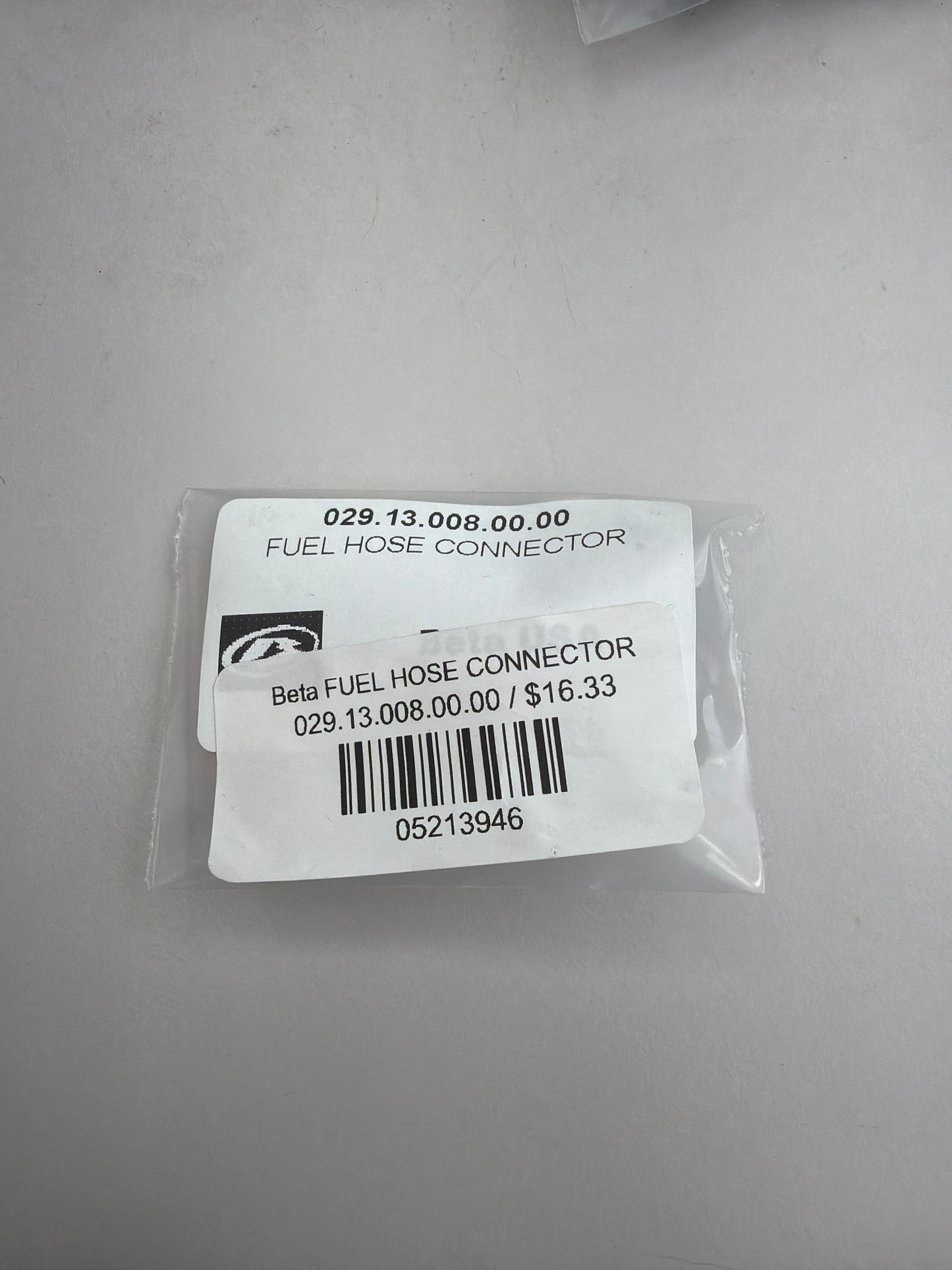 Beta FUEL HOSE CONNECTOR P#: 029.13.008.00.00